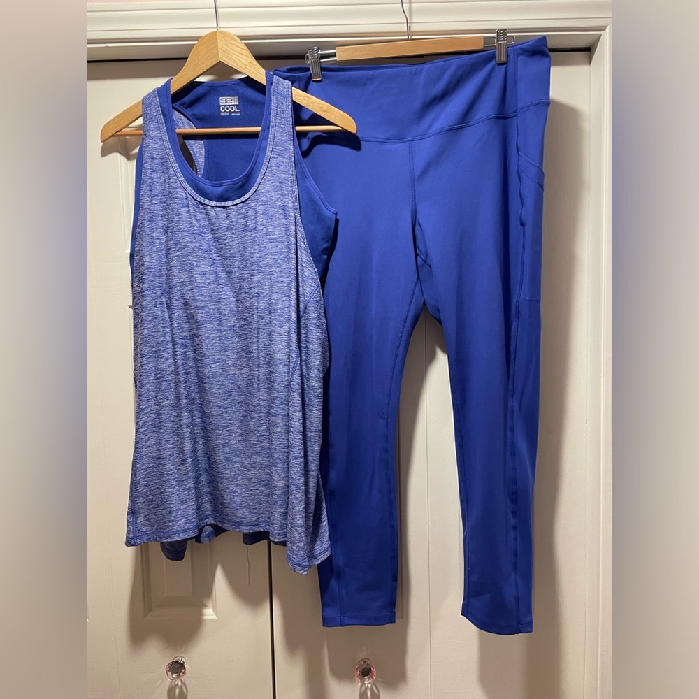 32 DEGREES three piece plus size workout set